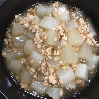 レンジで簡単！鶏そぼろ大根